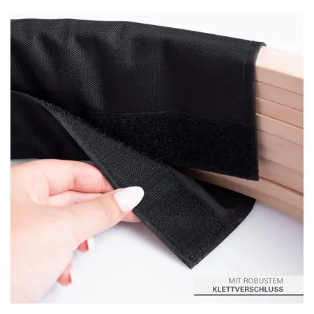 Wooden gymnastic hoops, set of 10, � 60 cm, incl. carrying handle