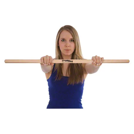 Gymnastics bar made of wood ,  2.4 cm x 80 cm, 160 g, nature