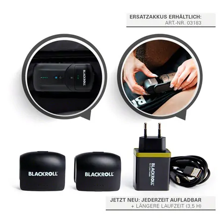 BLACKROLL Compression Boots 2.0, size S, Akku