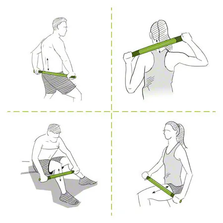 BLACKROLL Massage-Rod ReleaZer, 60x3,7x5 cm