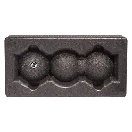 BLACKROLL block set, 3-part., 1 blackroll block, 1 blackroll ball DUO, 1 blackroll ball  8 cm