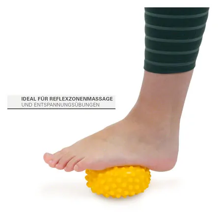 Sensy ball, � 10 cm, yellow, 2 pieces