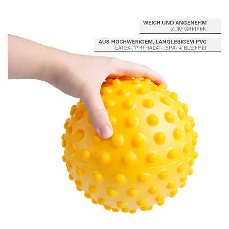 Sensy ball, � 20 cm, yellow