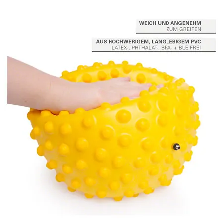 Sensy ball, � 28 cm, yellow