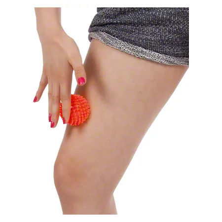 Spiky massage ball,  6 cm, orange,