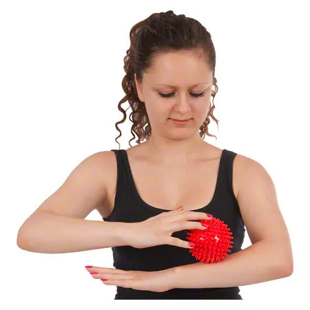 Porcupine ball,  9 cm, red