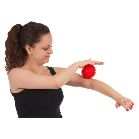 Porcupine ball,  9 cm, red