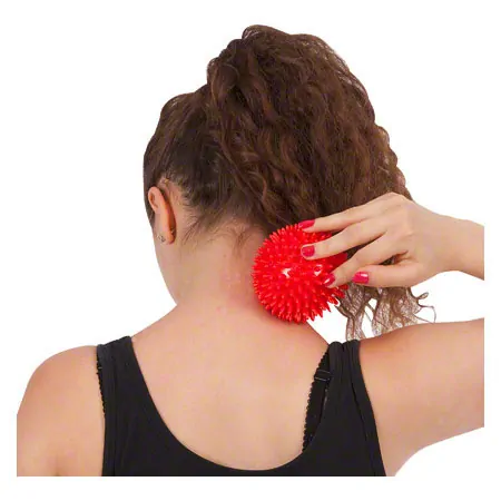 Porcupine ball,  9 cm, red