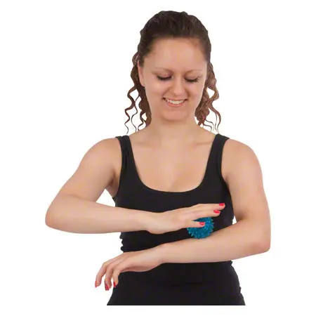 Reflex Ball,  6 cm, blue-transparent