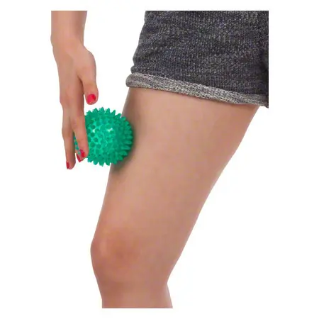 Reflex ball,  8 cm, green transparent