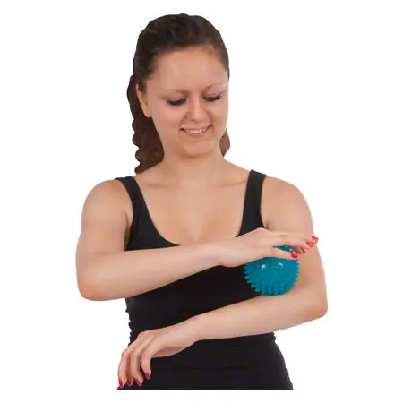 Reflex Ball,  9 cm, blue-transparent