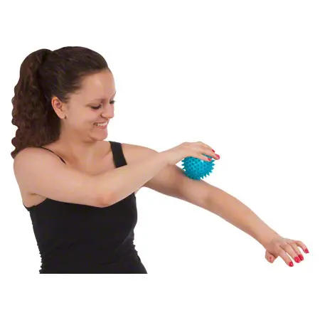 Reflex Ball,  9 cm, blue-transparent