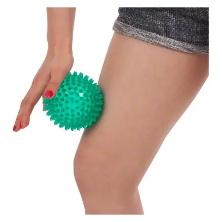 Reflex ball,  10 cm, green-transparent