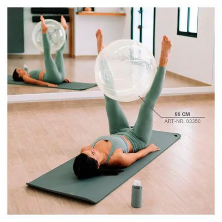 Opti-ball exercise ball transparent,  75 cm