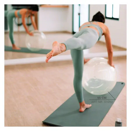 Opti-ball exercise ball transparent,  95 cm