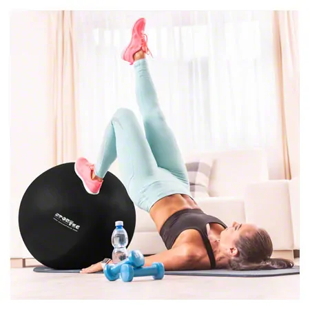 Black ball exercise ball,  65 cm, black
