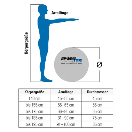 TOGU gymnastics power ball ABS marble,  45 cm, colourful