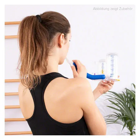 Spiro-Ball SMILE hose + mouthpiece for pulmonary trainer