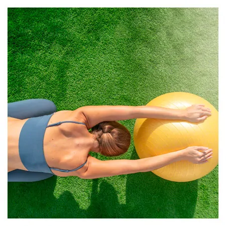PEZZI gymnastics ball,  42 cm, yellow