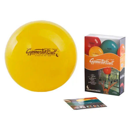 PEZZI gymnastics ball,  42 cm, yellow