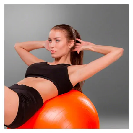 PEZZI gymnastics ball,  53 cm, orange