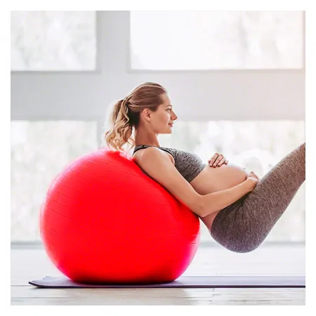 PEZZI gymnastics ball,  75 cm, red