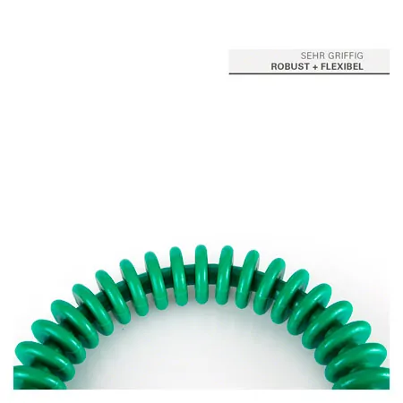 Lamellar ring made of PVC,  16 cm, Set of 4: once blue, green, red, yellow