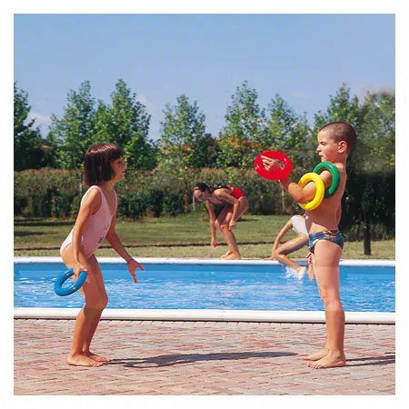 Throwing and tennis rings 18 cm, set of 5