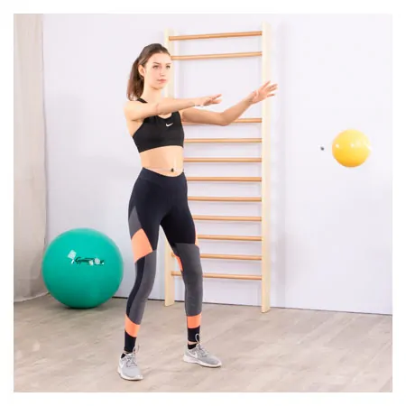 Sports ball with string,  18-21 cm