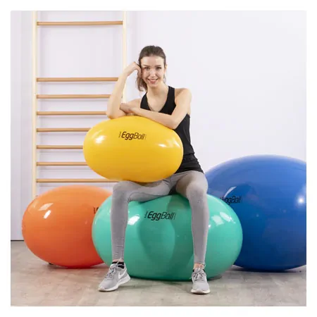 PEZZI therapy castor Eggball,  65 cm x 95 cm, green