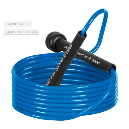 Skipping rope speed rope set, adjustable, 300 cm, 10 pieces, incl. storage bag