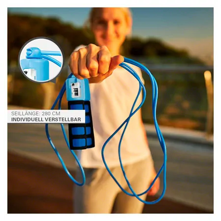 Skipping rope with counter, adjustable, 280 cm