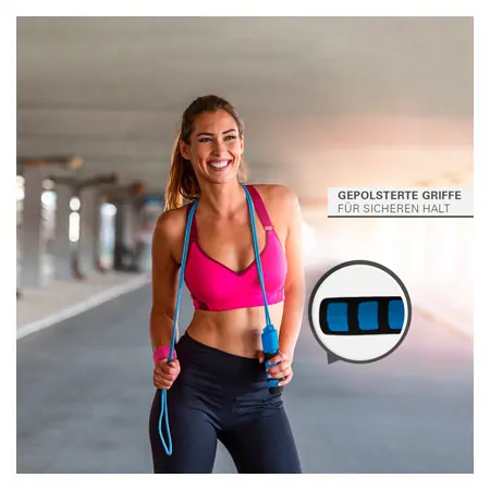 Skipping rope with counter, adjustable, 280 cm