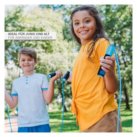 Skipping rope with counter, adjustable, 280 cm