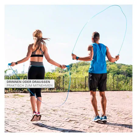 Skipping rope with counter, adjustable, 280 cm