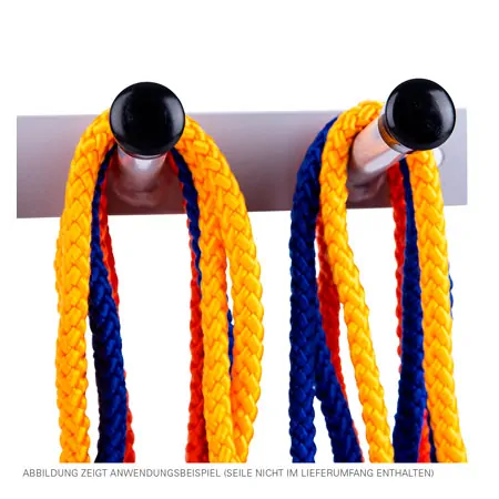 Suspension equipment for skipping ropes