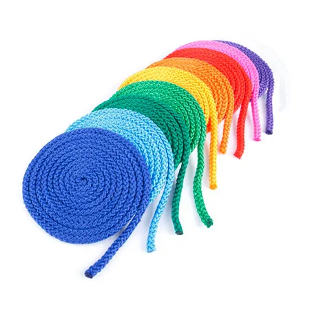 Gymnastics jumping rope, 300 cm, set of 10, includes storage bag