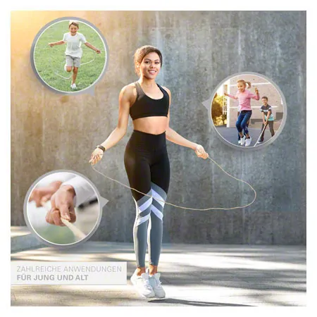 Skipping rope made of hemp, 280 cm