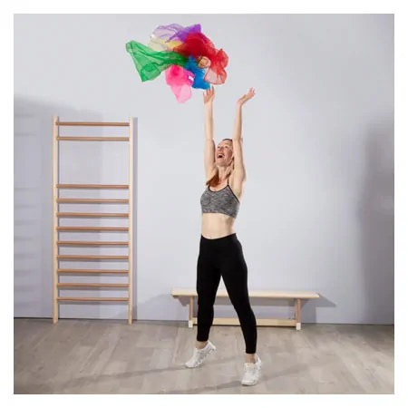 Juggling veils 65x65 cm, set of 6