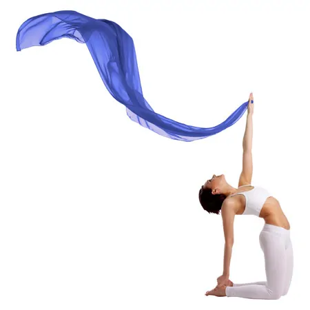 Juggling veils, 140x140 cm