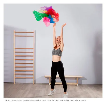 Juggling veils, 140x140 cm