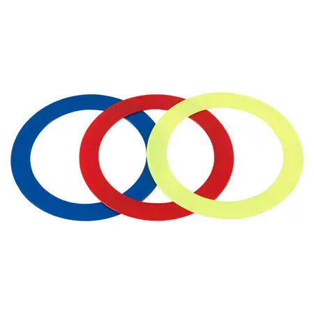 Juggling rings made of plastic  32 cm, set of 3