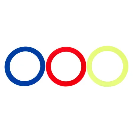 Juggling rings made of plastic � 32 cm, set of 3