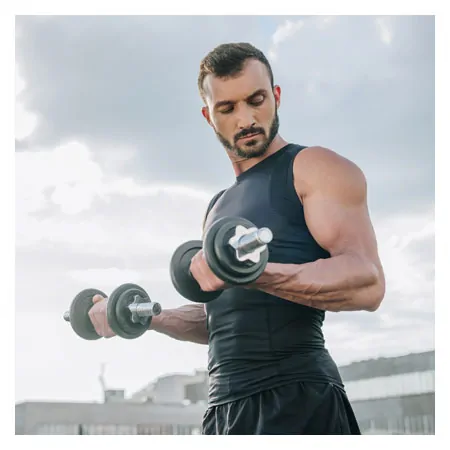 Dumbbell-set, 15 kg, 5-pcs.