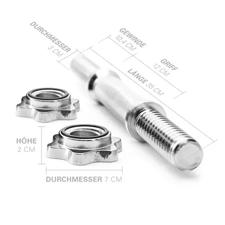 Dumbbell-set, 15 kg, 5-pcs.