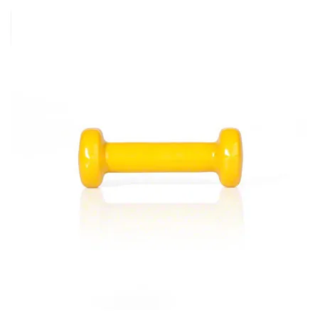 Hand-held dumbbell, 0.5 kg, yellow, one piece