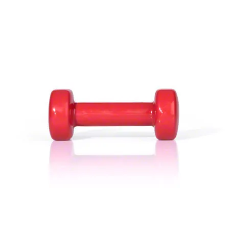 Dumbbell, 1 kg, red, 1 piece