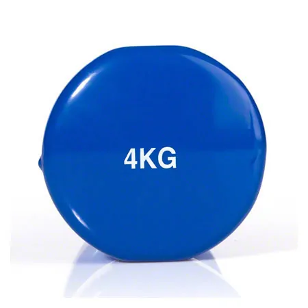 Dumbbell, 4 kg, blue, one piece