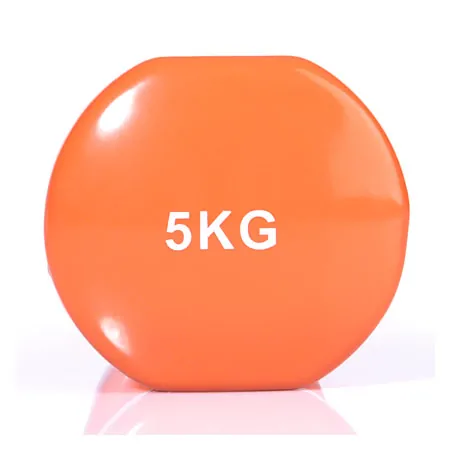 Hand-held dumbbells, 5 kg, orange, one piece