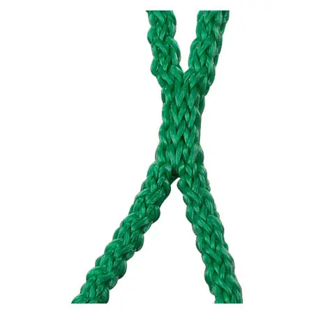 Ball net for 2 gymnastic balls, green
